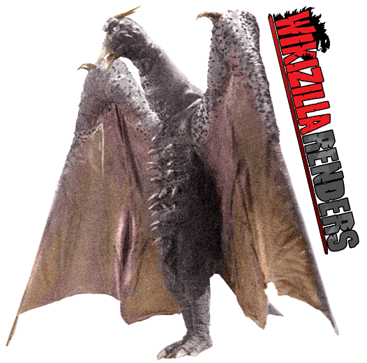 Rodan 1964 Render by Wikizilla on DeviantArt