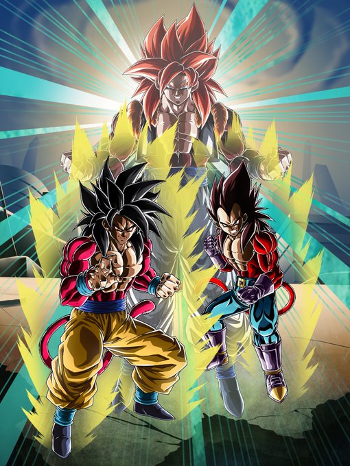 LR Fan-made Dokkan Card (SSJ4 Goku and Vegeta) by PrinceofDBZGames on DeviantArt