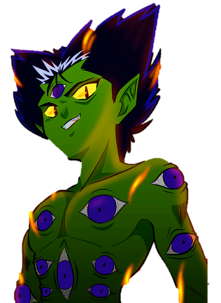 Hiei's Demon Form Render by PrinceofDBZGames on DeviantArt