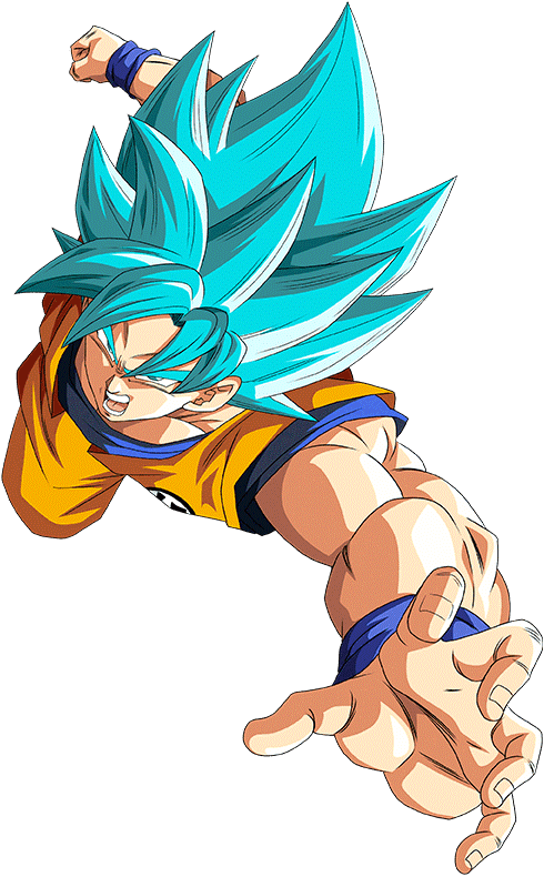 Son Goku - Super Saiyan Blue Feduary 2022 PNG by Teejee67 on