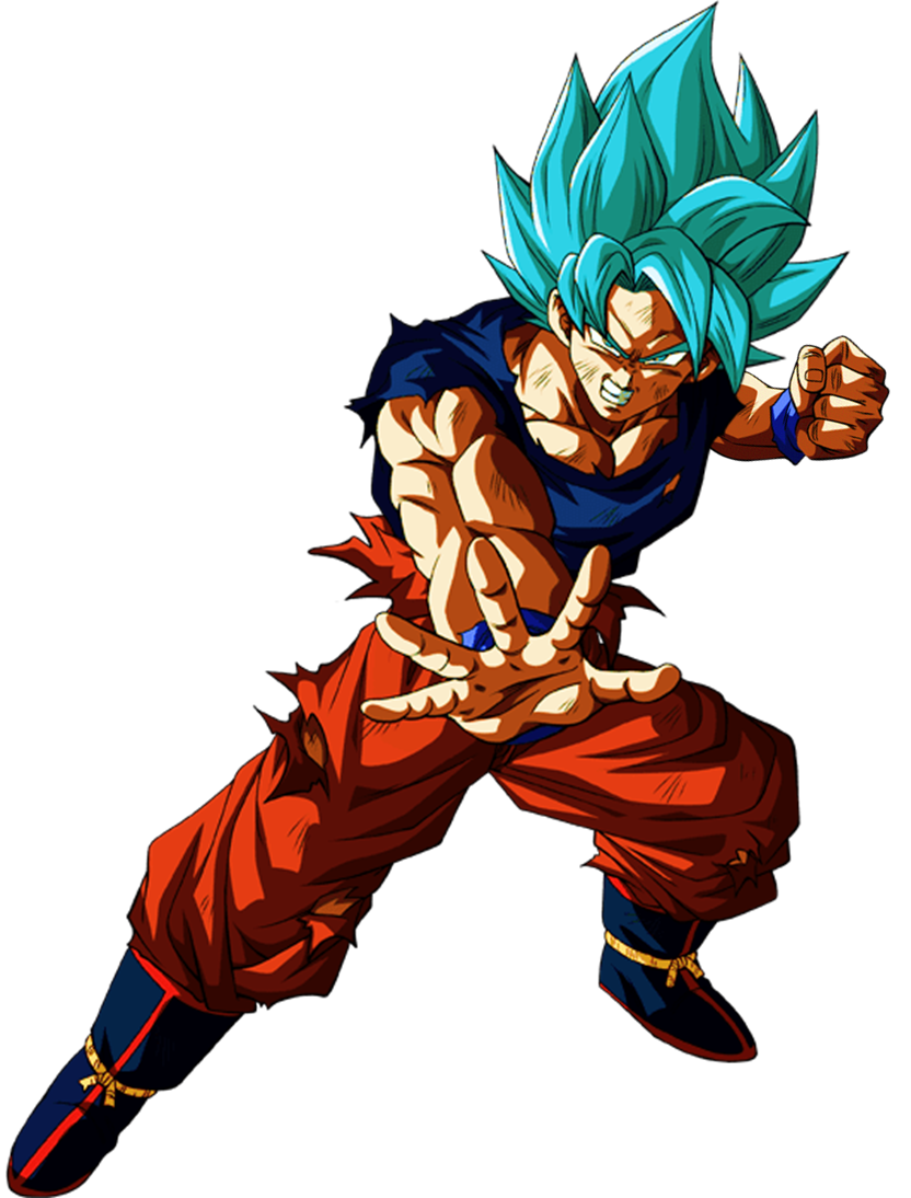 Son Goku - Super Saiyan Blue Feduary 2022 PNG by Teejee67 on