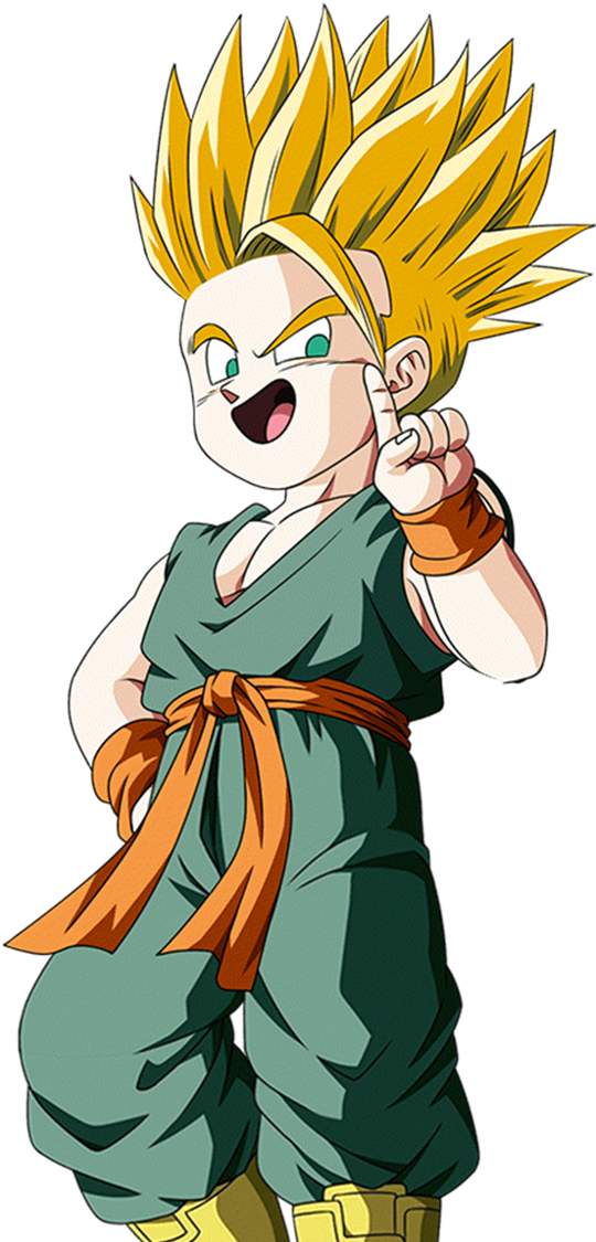 Super Saiyan Kid Trunks Dokkan Battle Render 4 by PrinceofDBZGames on ...