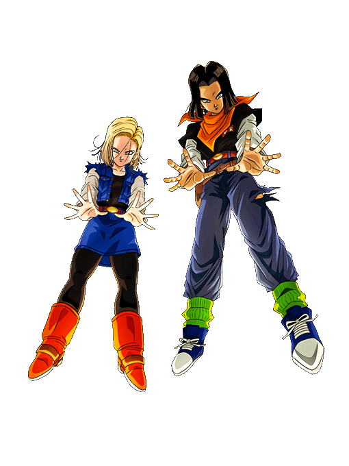 Future Android 17 and 18 Dokkan Battle Render 2 by PrinceofDBZGames on ...