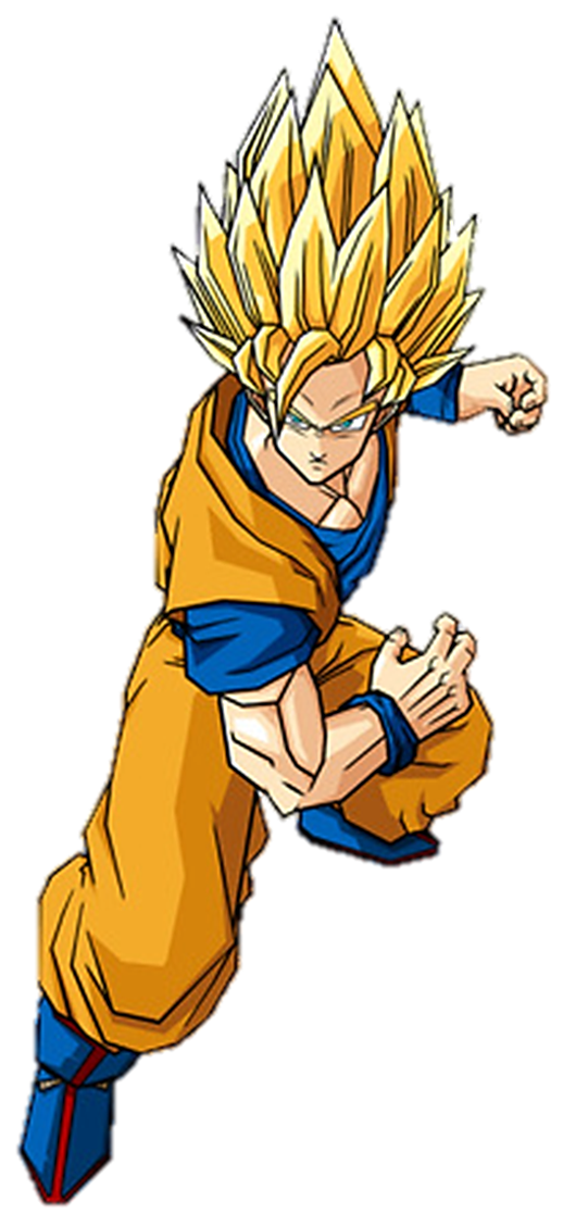  Super Saiyan Goku (Budokai Tenkaichi) Render por PrinceofDBZGames en DeviantArt