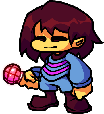 FNF Frisk Render by PrinceofDBZGames on DeviantArt