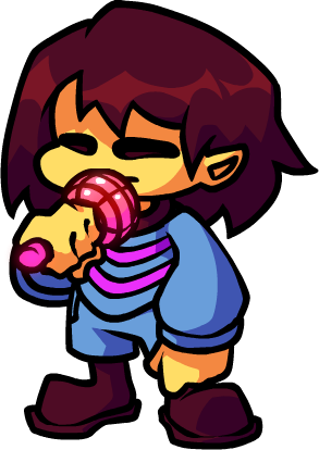 Debug Frisk FNF Frisk Render 4 by PrinceofDBZGames on DeviantArt