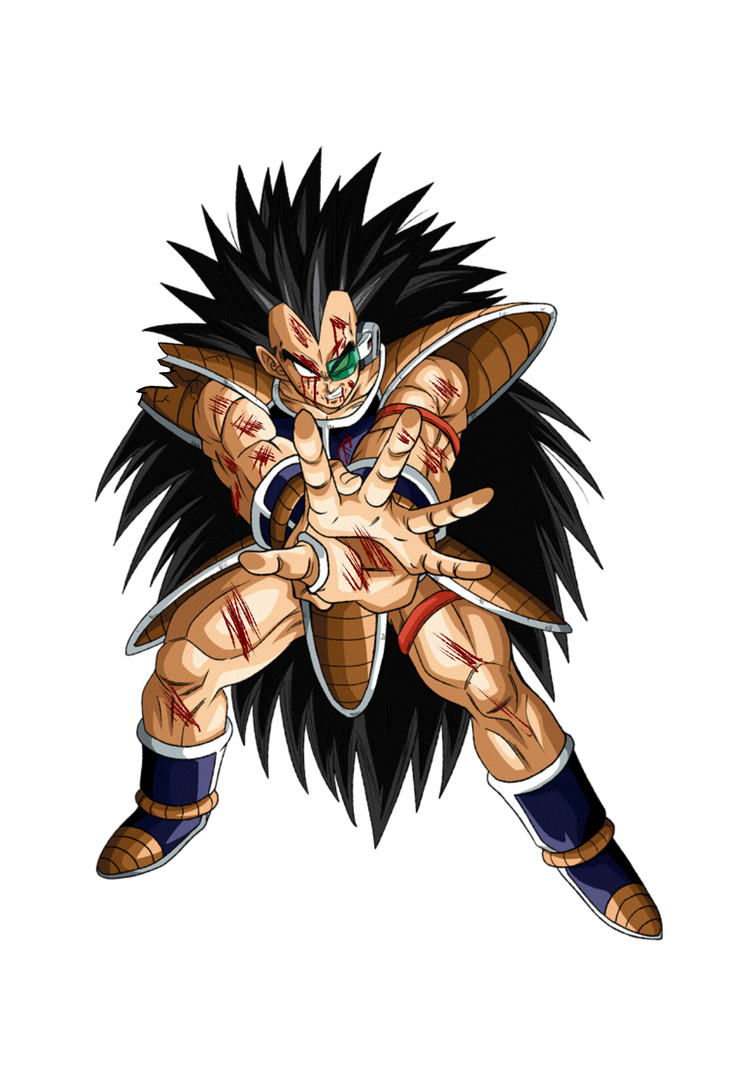 Raditz Render (Lottus's Timeline/Damaged) by PrinceofDBZGames on DeviantArt