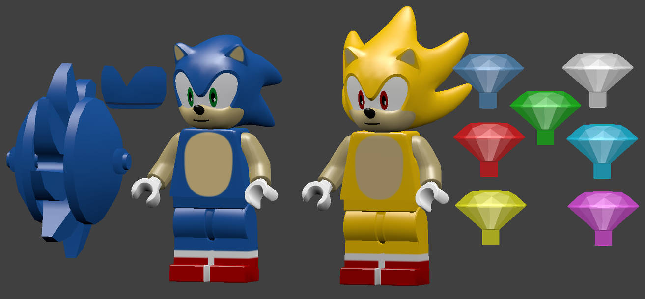 LEGO Sonic the Hedgehog 2023 Render by Detexki99 on DeviantArt
