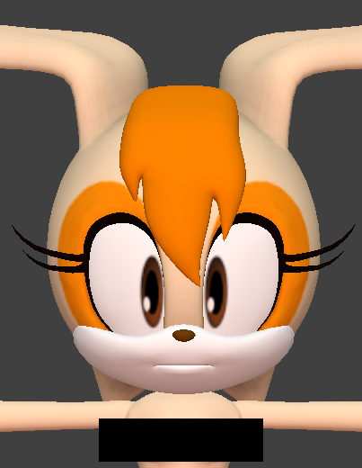 Cream The Rabbit Model Reference WIP - Cream the Rabbit's model (Older 15 old) by Detexki99 on DeviantArt