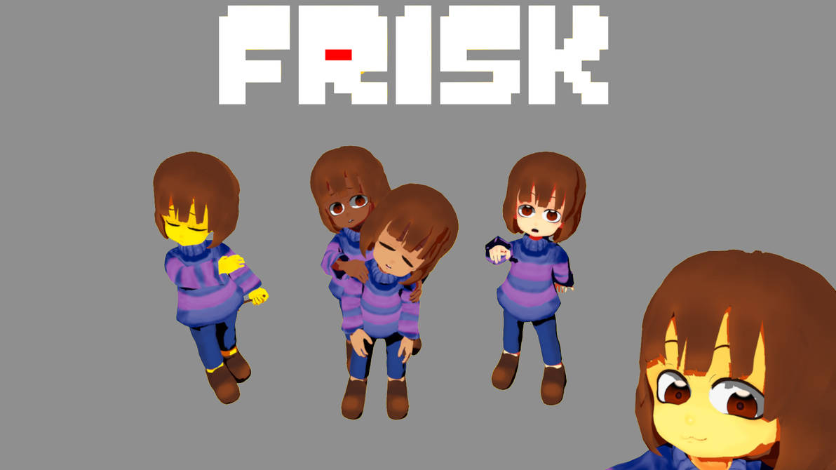 Frisk R3 Frisk Undertale 3D by looneax on DeviantArt