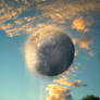 Floating Planet  Matte Painting