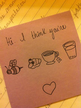 I think you're beautiful :)