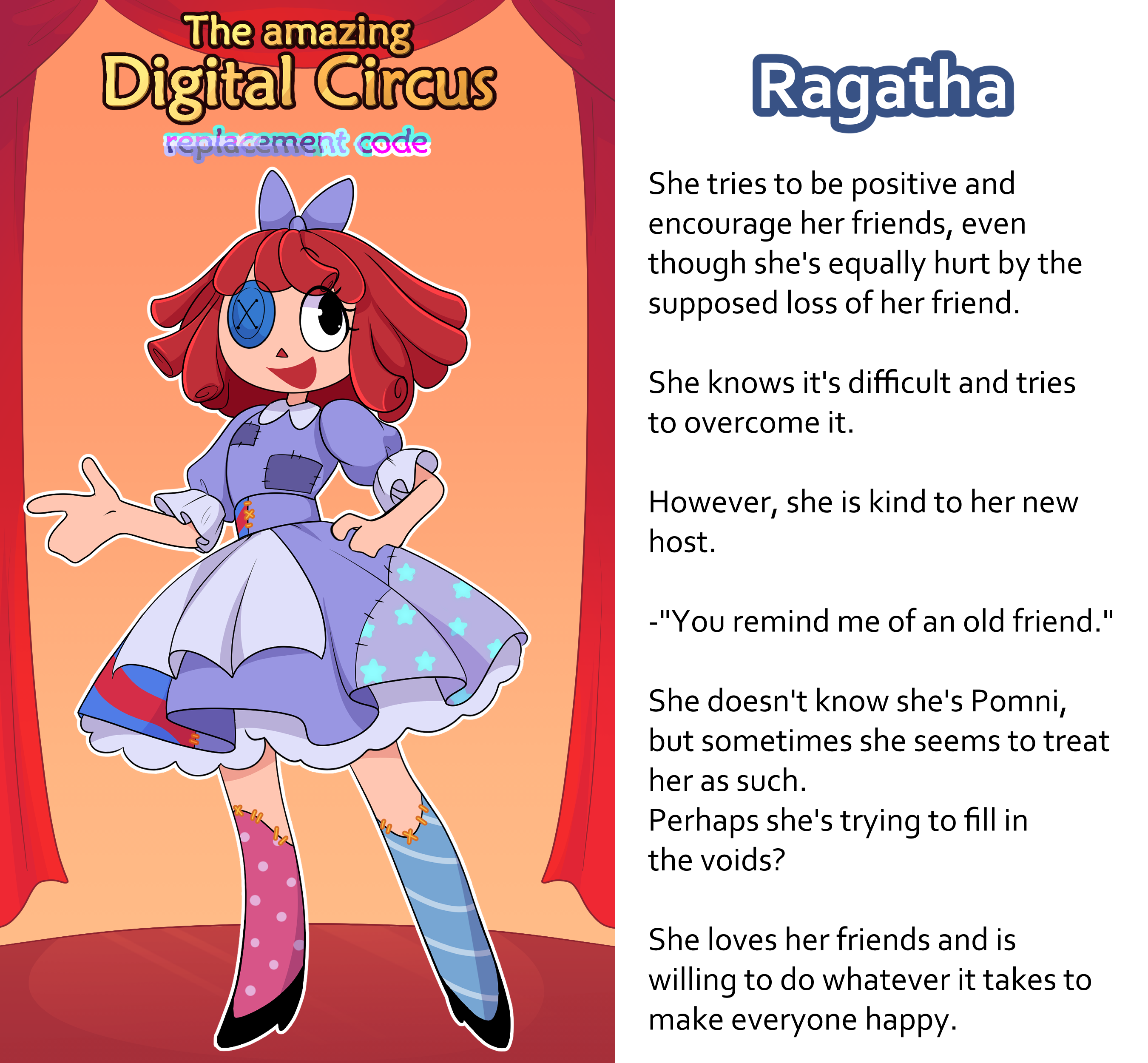 TADC Replacement Code - Ragatha (English) by Scarblue2017 on DeviantArt