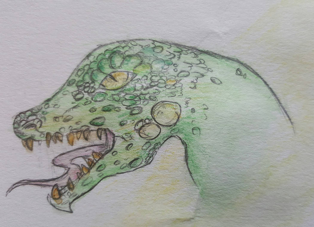 Random lizard painting by GrowLegends on DeviantArt