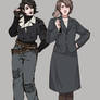 Fallout OCs Diane and Sinclair
