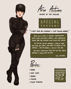 Arin Autumn character sheet 2026