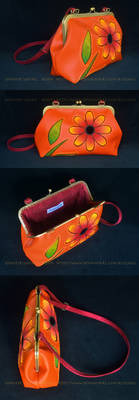 Flower Motif Purse