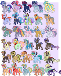 .:OPEN REDUCED: Mane 6 Common Ships Adopts Sheet:. by HeyltsBlaze