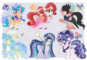 .:Closed : Mane 6 MLP Style Adopts:.