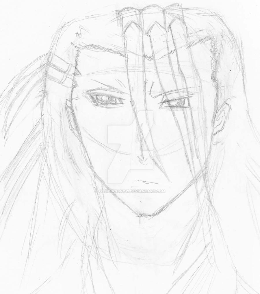 Byakuya Draw Byakuya sketch by obsidiansnow on DeviantArt