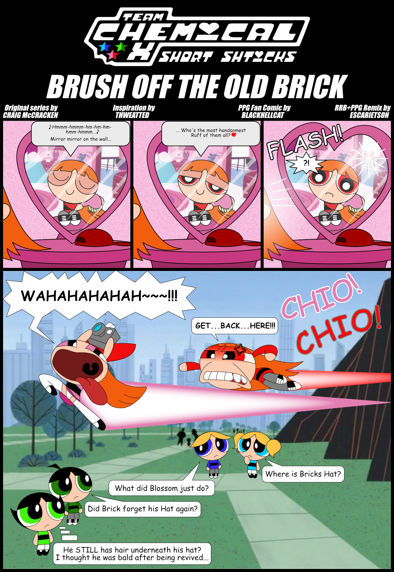 TCX Short 003: Brush off the old Brick by Escarietson on DeviantArt