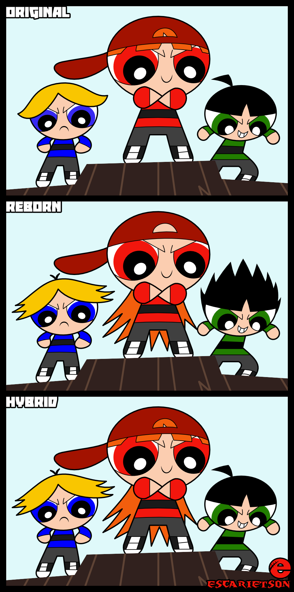 PPG: Three Ruff Styles by Escarietson on DeviantArt