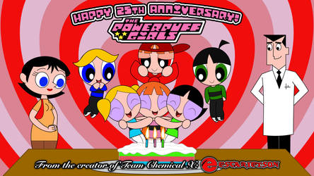 Happy 25th Anniversary Powerpuff Girls! by Escarietson