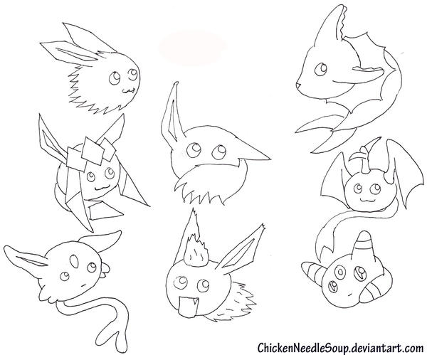 Eevee imp Evolution by ChickenNeedleSoup on DeviantArt
