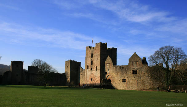 Ludlow Castle from outer ward