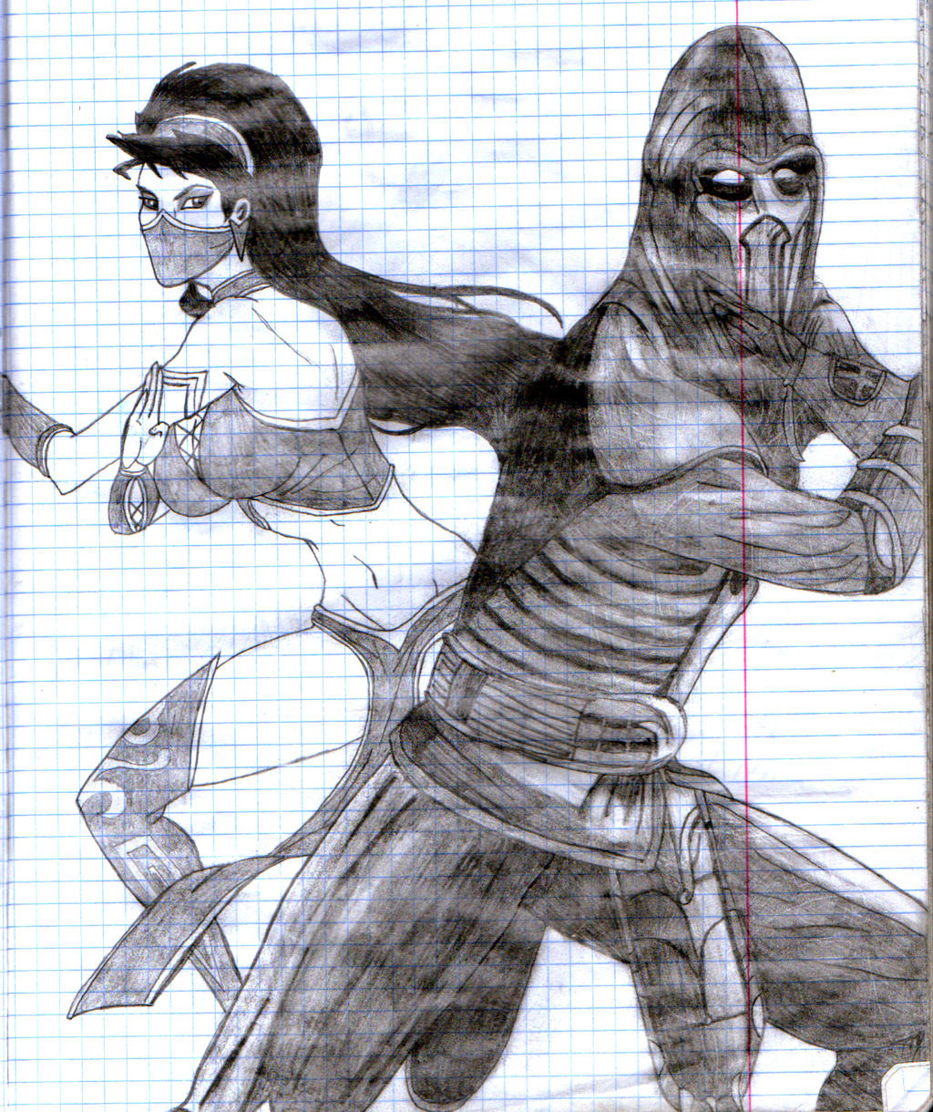 Mortal Kombat 9: Kitana and Noob Saibot