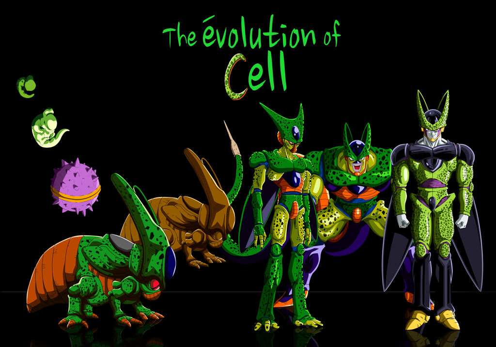 The Evolution Of Cell by KhomIx on DeviantArt