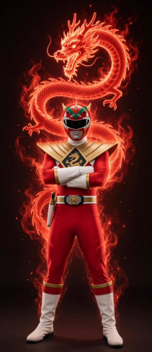 Red Ranger Thunder Mighty Morphin Thunder Red Ranger by KhomIx on DeviantArt