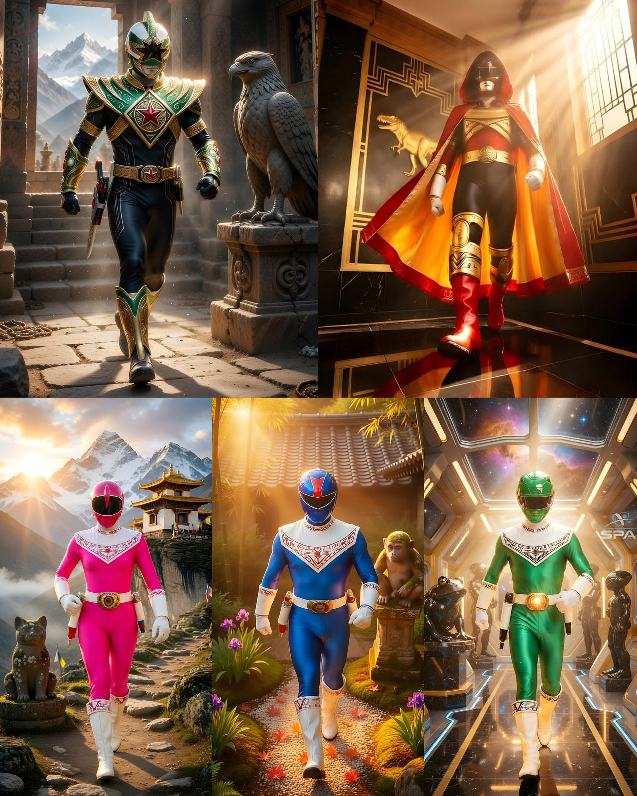 Power Rangers Morphing Ai Computer Zeo Morphin Power Rangers by KhomIx on DeviantArt