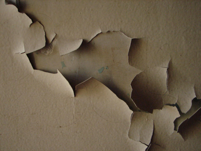 peeling paint