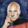 Captain Picard Portrait - Star Trek Art