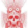 Mayan Skull (Tattoo design)