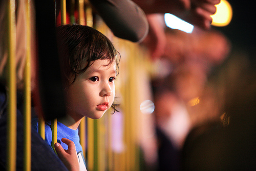 A girl in Chingay