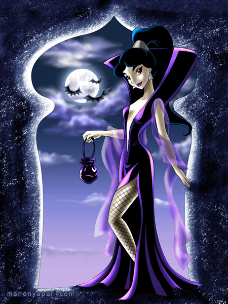 Jasmine as a Vampiress