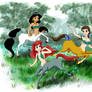 Disney Princesses as Centaurs