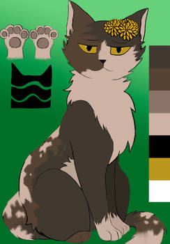 Warrior Cat Oc-Dandelionfrost