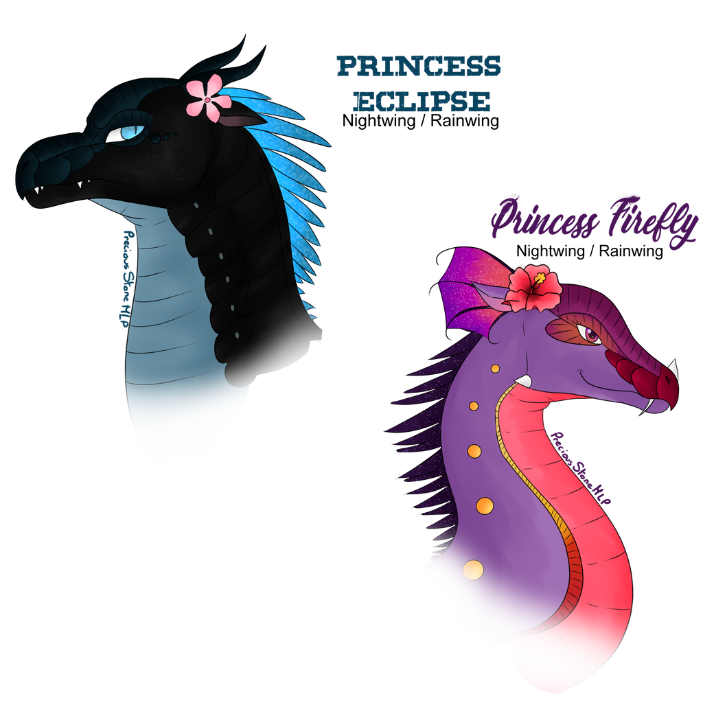 Glory and Deathbringer Dragonets by JustSayo on DeviantArt