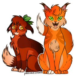 Alderheart and Sparkpelt