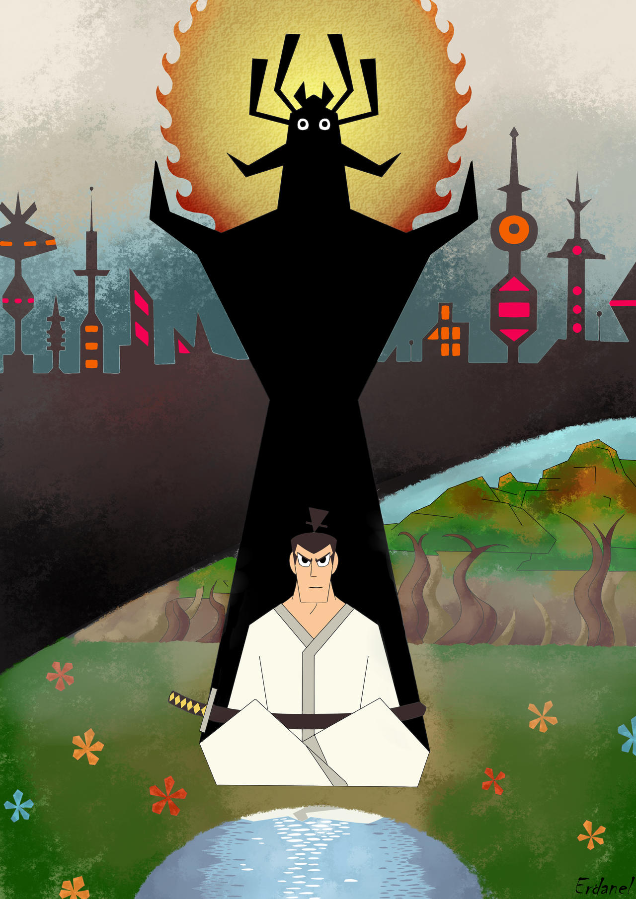 Samurai Jack Rave Deviantart Samurai Jack fanart by Erdanel on DeviantArt