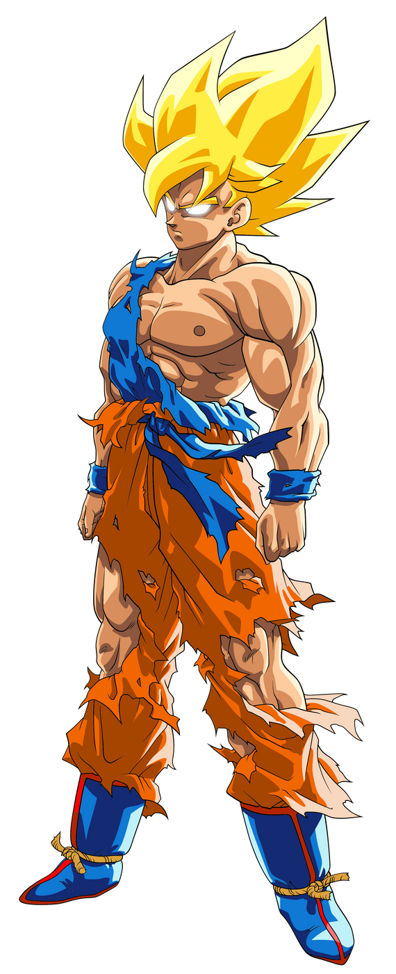 Goku SSJ (Namek) - SSJ Rage Palette by BenJ-san on DeviantArt