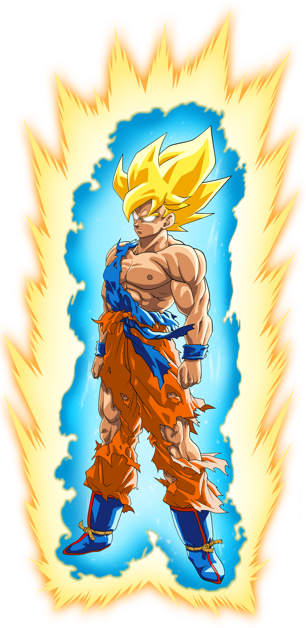 Goku SSJ (Namek) SSJ Rage Aura Palette by BenJsan on DeviantArt