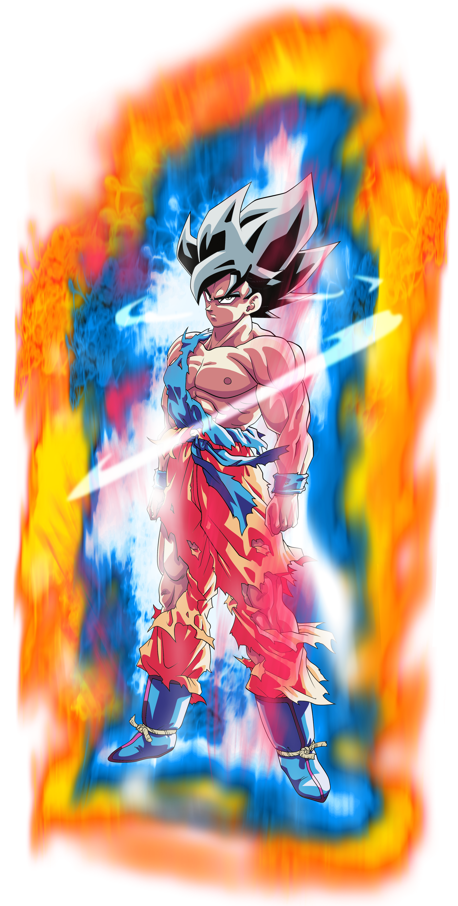 Goku SSJ (Namek) - Ultra Instinct Aura* Palette #1 by BenJ ...