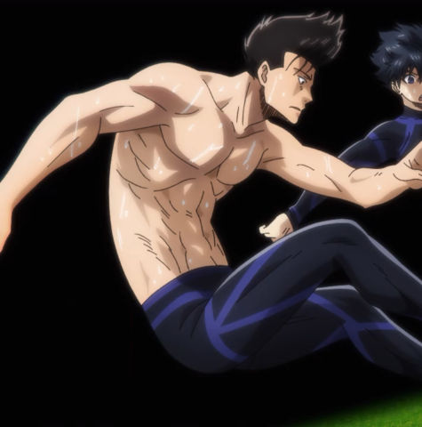 KING Barou Shouei ROARING  Blue anime, Blue, Anime guys shirtless