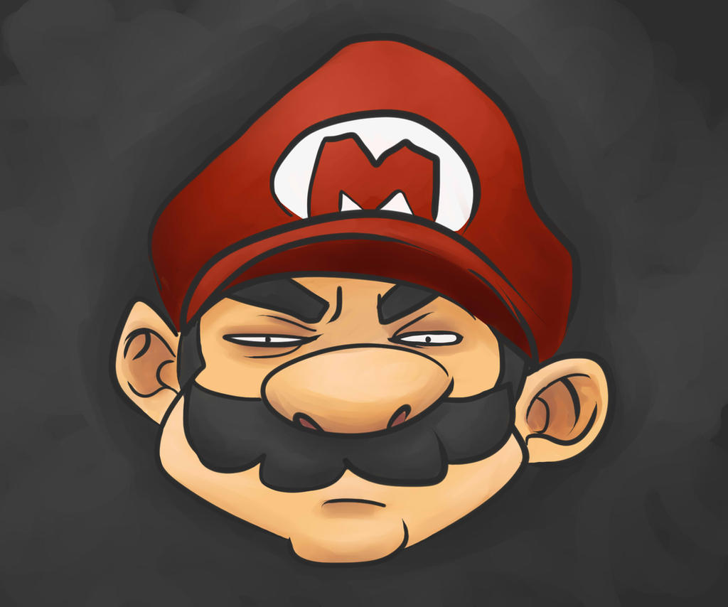 Groomp Mario Grumpy Mario by mangkeldong on DeviantArt