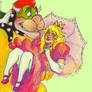 bowser and peach