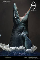 Mosasaur Statue 5